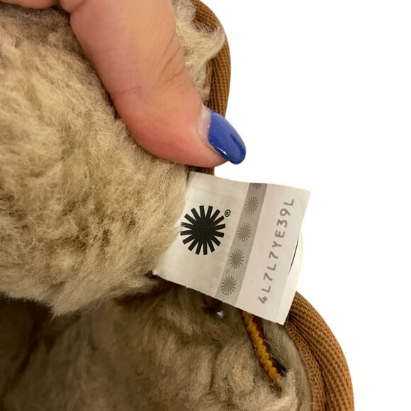 Ugg Neumel Men's Brown Lace Up Round Toe Leather Fur Lining Chukka Boots Size 11 - Picture 6 of 9